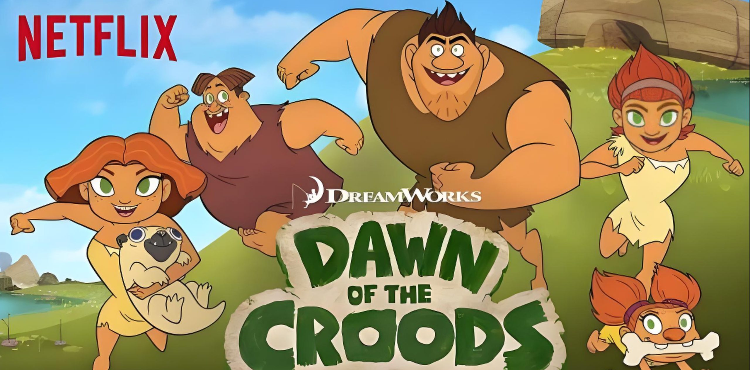 Dawn Of The Croods 疯狂原始人的黎明【1-4季全52集 英文字幕 适合4-12岁】-新知365